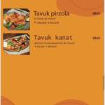 Menu Agha donner Casablanca